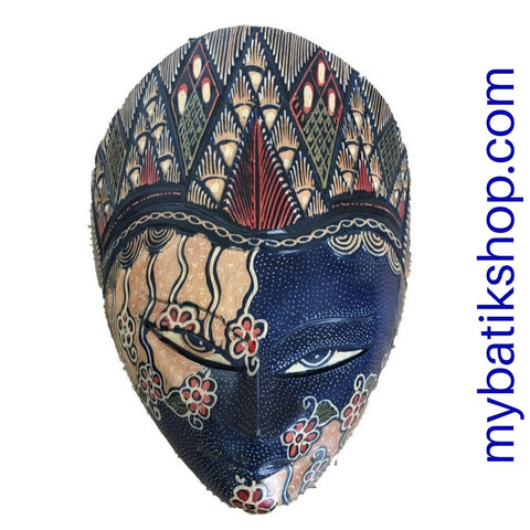 Wooden Batik Mask Wall Decoration Medium